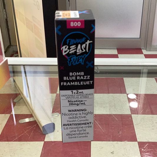 Flavour beast bomb blue razz